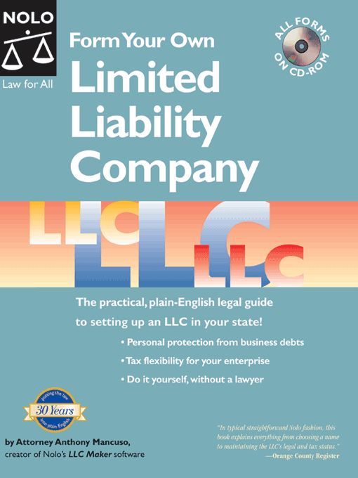 Title details for Form Your Own Limited Liability Company by Anthony Mancuso - Available